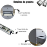 Corrediça Telescópica para Gaveta - Trilho 35cm 35kg Zincada Plancasa - 4