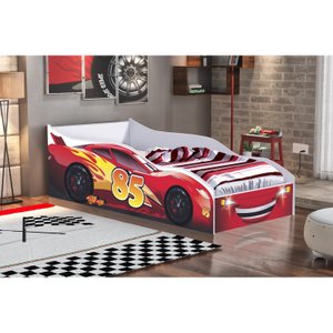Cama Carro Infantil/Solteiro em MDF/MDP 