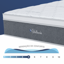 Ver imagem 6 de Colchão Sonos Valência Solteiro Espuma D33 Firme 88x188x34cm