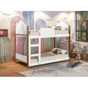 Ver imagem 1 de Beliche Infantil Magia Branco/Grenat