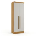 Ver imagem 1 de Guarda-Roupa Modulado 2 Portas e Prateleiras 100% MDF Cairo