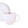 Xícara e Pires de Café Artemis Porcelana Decorada 70 Ml Tramontina - 2
