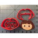 Ver imagem 2 de Cortadores Dora Aventureira - Modular Tamanho 5,5 Cm