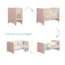 Ver imagem 2 de Quarto de Bebê Berço Evolution + Cômoda 6 Gvts + Colchão Rosa