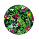 Ver imagem 1 de Conjunto 6 Sousplat Mdf Revestido Tecido Dupla Face Tropical Artes Brasil