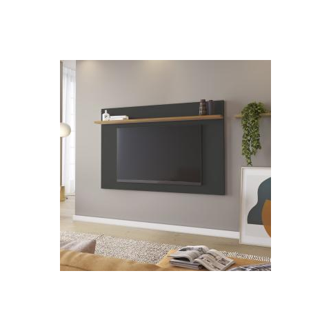 Painel Home Suspenso para TV até 60 Polegadas NT1190 Preto/Freijó - Notável