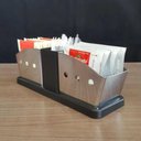 Ver imagem 4 de Kit 2 Suportes Porta Sachês Açúcar Adoçante Colherinha Aço I