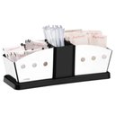 Ver imagem 5 de Kit 2 Suportes Porta Sachês Açúcar Adoçante Colherinha Aço I