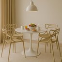 Ver imagem 1 de Conjunto 4 Cadeiras Allegra Fendi em Polipropileno