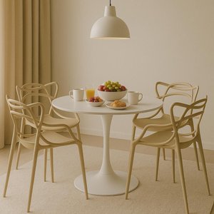 Conjunto 4 Cadeiras Allegra Fendi em Polipropileno