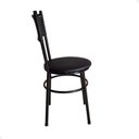 Ver imagem 4 de Conjunto 6 Cadeiras Pretas para Cozinha Viena Cor:preto