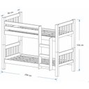Ver imagem 3 de Beliche Solteiro em MDF/MDP Caribe