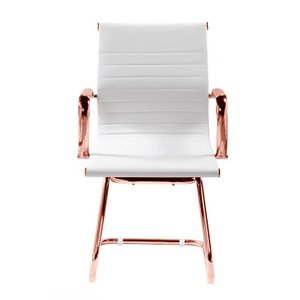 Cadeira de Escritório Eames Branca - Fixa | Rosé