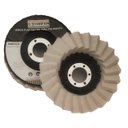 Ver imagem 2 de Disco Flap Feltro 4 1/2 115 X 22,23 Polimento Inox
