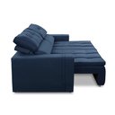 Ver imagem 6 de Sofá Retrátil e Reclinável 2 Lugares 1,70m com Molas Sabrina Suede Azul Madelina Decor