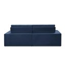 Ver mais imagens de Sofá Retrátil e Reclinável 2 Lugares 1,70m com Molas Sabrina Suede Azul Madelina Decor