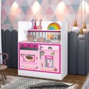 Ver imagem 1 de Cozinha Infantil 2 Portas 1 Gaveta Magia Branco/Rosa