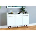 Ver imagem 1 de Buffet de Sala Jantar 3 Portas RT3134 MDF Branco
