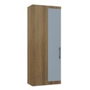 Ver imagem 1 de Guarda Roupa Dormitório Modulado Paris Módulo Canto Reto - Luciane 331:Avelã e Azul