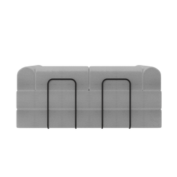 Sofá Modular Mônaco Retrátil Confortável Versátil Linho:cinza - 6