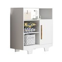 Ver imagem 4 de Quarto de Bebê Completo com Guarda-roupa, Berço e Cômoda Encantado Tigus Baby