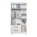 Ver imagem 7 de Quarto de Bebê Completo com Guarda-roupa, Berço e Cômoda Encantado Tigus Baby