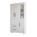 Ver imagem 2 de Quarto de Bebê Completo com Guarda-roupa, Berço e Cômoda Encantado Tigus Baby