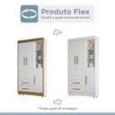 Ver imagem 6 de Quarto de Bebê Completo com Guarda-roupa, Berço e Cômoda Encantado Tigus Baby
