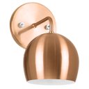 Ver imagem 1 de Arandela Aluminio Bola New Cobre 23x25cm