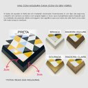 Ver imagem 2 de Quadro Abstrato Preto e Branco - Moldura Caixa + Foam + Vidro em Vários Tamanhos - Artfine