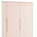 Ver imagem 4 de Guarda-roupa Retrô 3 Portas Théo New Rosa Fosco com Natural - Moveisaqui
