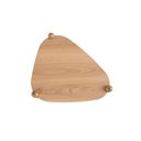 Ver imagem 4 de Mesa Lateral com Prateleira Orgânica 44,6cm Pé Madeira 28013 Artesano