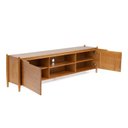 Ver imagem 5 de Rack para TV até 75 Polegadas 180cm Madeira Maciça Baru CabeCasa MadeiraOriginals Madeiraoriginal Marrom/Cacau