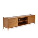Ver imagem 2 de Rack para TV até 75 Polegadas 180cm Madeira Maciça Baru CabeCasa MadeiraOriginals Madeiraoriginal Marrom/Cacau