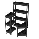 Ver imagem 6 de Estante Geo Linear 2 Prateleiras Preto