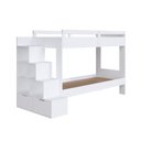 Ver imagem 2 de Beliche Infantil com Escada Nichos e Gavetas Branco