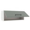 Ver imagem 5 de Armário de Cozinha Aéreo 80 cm 1 Porta Basculante Branco/Cinza Agata Madesa