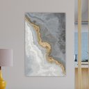 Ver imagem 1 de Quadro Decorativo Tela em Lona Abstrato Elegance 100x60cm Para Sala Quarto