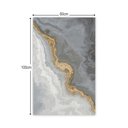 Ver imagem 2 de Quadro Decorativo Tela em Lona Abstrato Elegance 100x60cm Para Sala Quarto