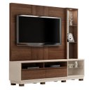Ver imagem 1 de Estante Home Nevada para TV até 65 Polegadas 2 Gavetas 2 Nichos:CHOCOLATE/OFF