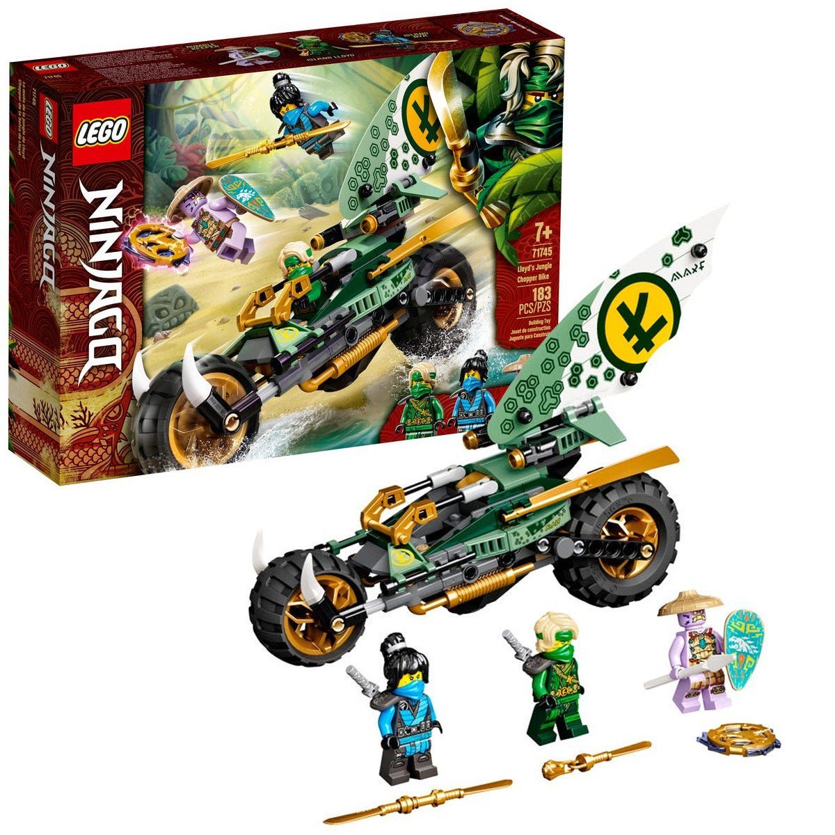 Brinquedo Lego Ninjago Criança Infantil +7 Anos 183 Peças Chopper da ...