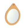 Espelho Decorativo Flat Wood Freijó 40cm - 4