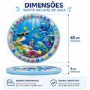 Ver imagem 3 de Tapete Bebe Inflavel Agua Interativo Almofada Infantil Ginasio Atividades Sensorial PET Tummy Time D