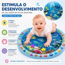 Ver mais imagens de Tapete Bebe Inflavel Agua Interativo Almofada Infantil Ginasio Atividades Sensorial PET Tummy Time D