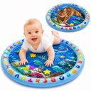Ver imagem 4 de Tapete Bebe Inflavel Agua Interativo Almofada Infantil Ginasio Atividades Sensorial PET Tummy Time D