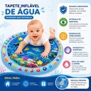 Ver imagem 6 de Tapete Bebe Inflavel Agua Interativo Almofada Infantil Ginasio Atividades Sensorial PET Tummy Time D