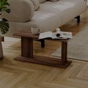 Ver imagem 1 de Mesa de Cabeceira Livn sem Gavetas MDP Café Mercado Das Prateleiras 65cm
