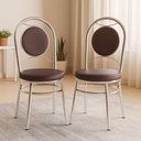 Ver imagem 1 de Kit 2 Cadeiras Cromadas CC10 A109 Debrum