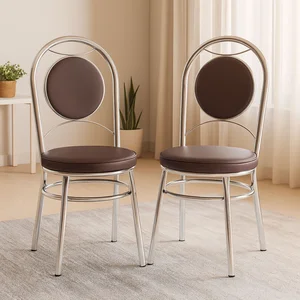 Kit 2 Cadeiras Cromadas CC10 A109 Debrum