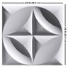 Forma 3D Gesso e Cimento ABS 1mm - Floral 28,5x28,5 cm - 8